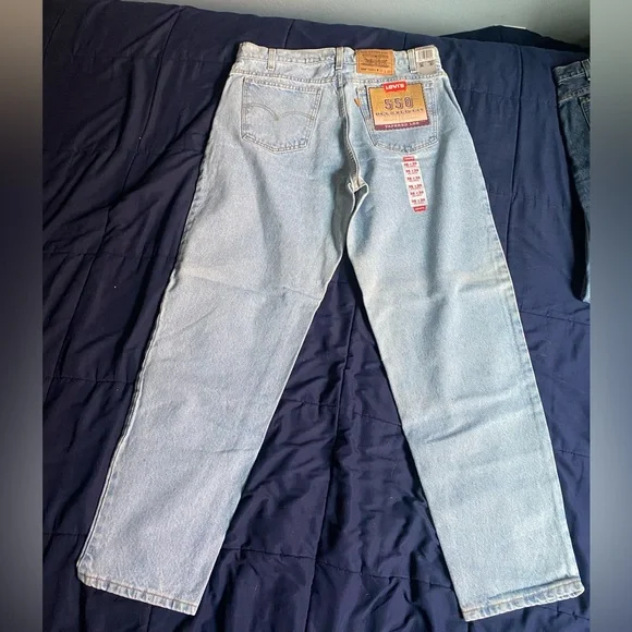 Vintage Levi’s jeans 550 orange tab. 36 width 30 Length
